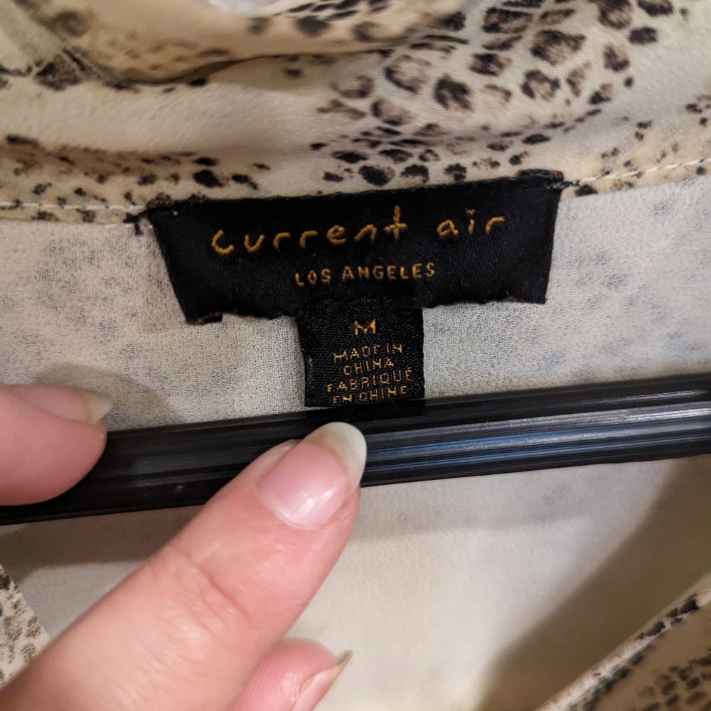 Current air snake print Olivia boho dress M - Picture 5 of 6